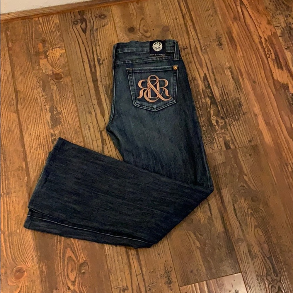 Rock&Republic Jeans size 29 dark wash bootcut euc